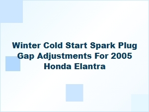 Optimizing Spark Plug Gaps for Winter Starts