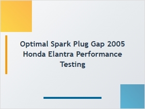 Optimal Spark Plug Gap Testing for Honda Elantra Performance